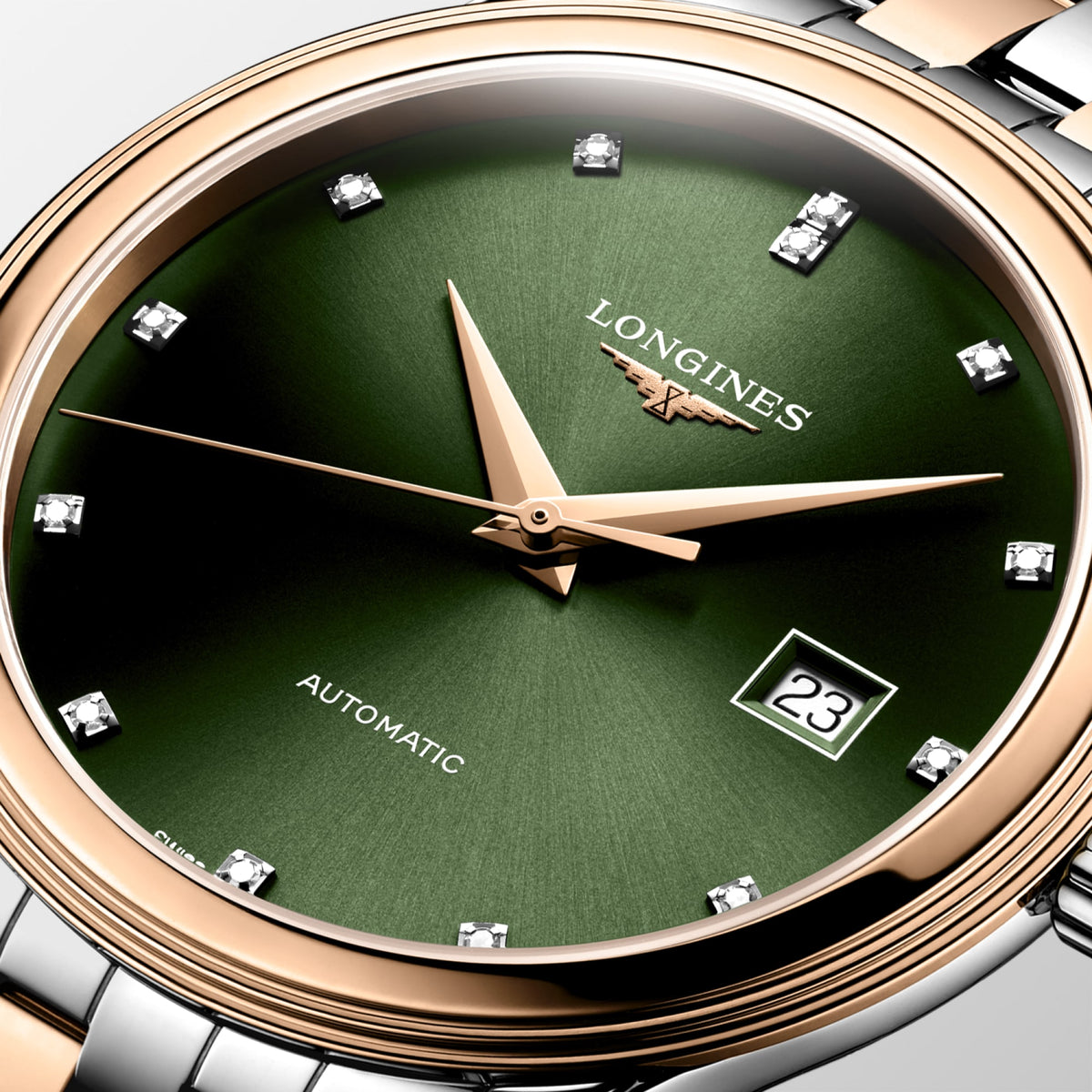 Longines Flagship Classic 40mm L4.984.3.07.7 Watch for Men - dial close-up