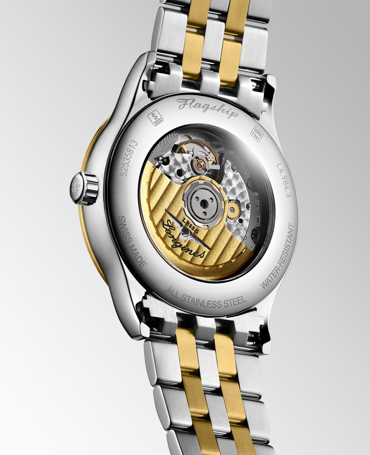 Longines Flagship Classic 40mm L4.984.3.17.7 Watch for Men - case-back view