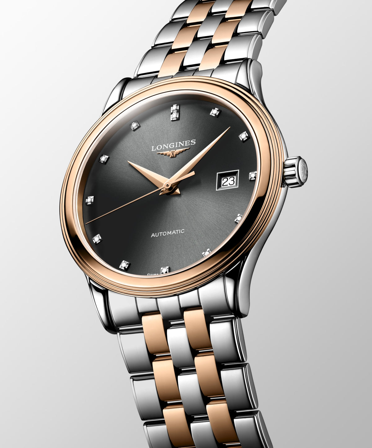 Longines Flagship Classic 40mm L4.984.3.77.7 Watch for Men - dial view