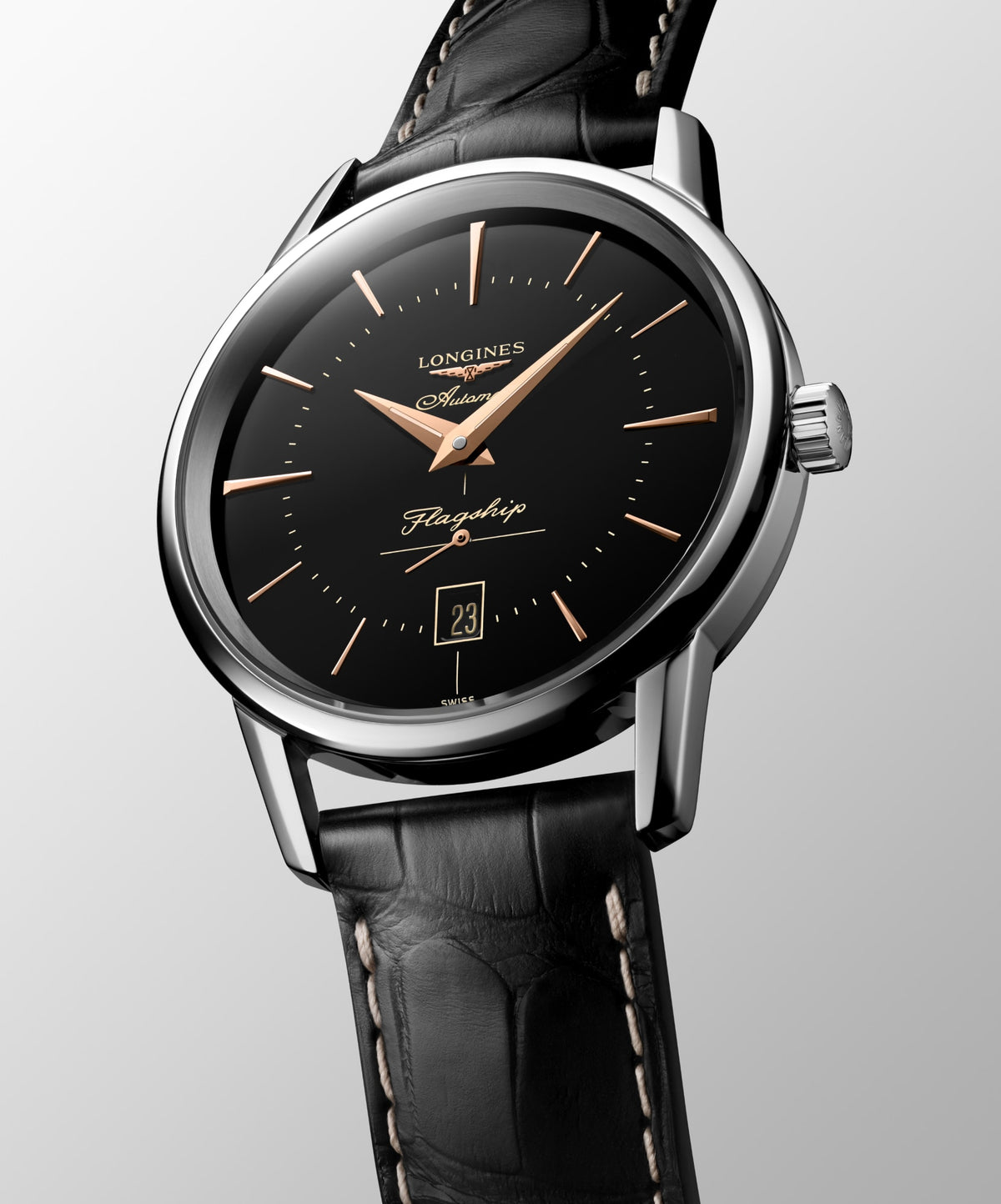 Longines Flagship Heritage 38.5mm L4.795.4.58.0 Watch for Men - dial view