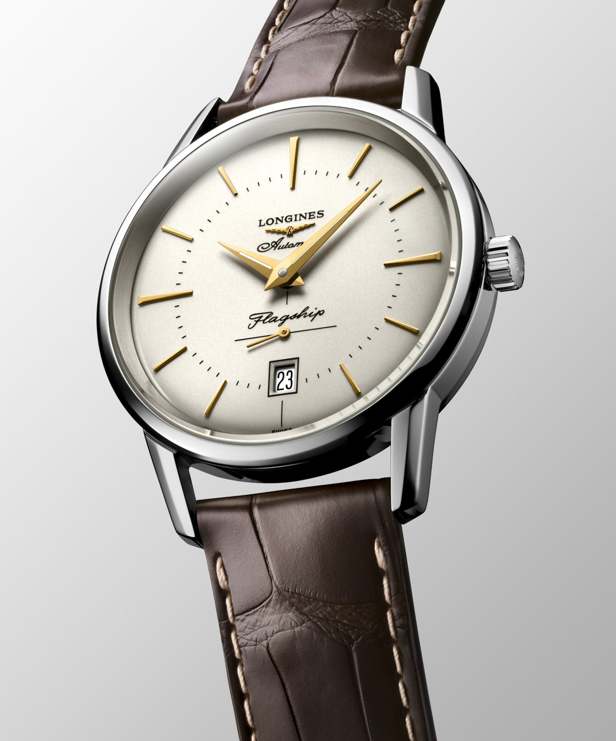 Longines Flagship Heritage 38.5mm L4.795.4.78.2 Watch for Men - dial view