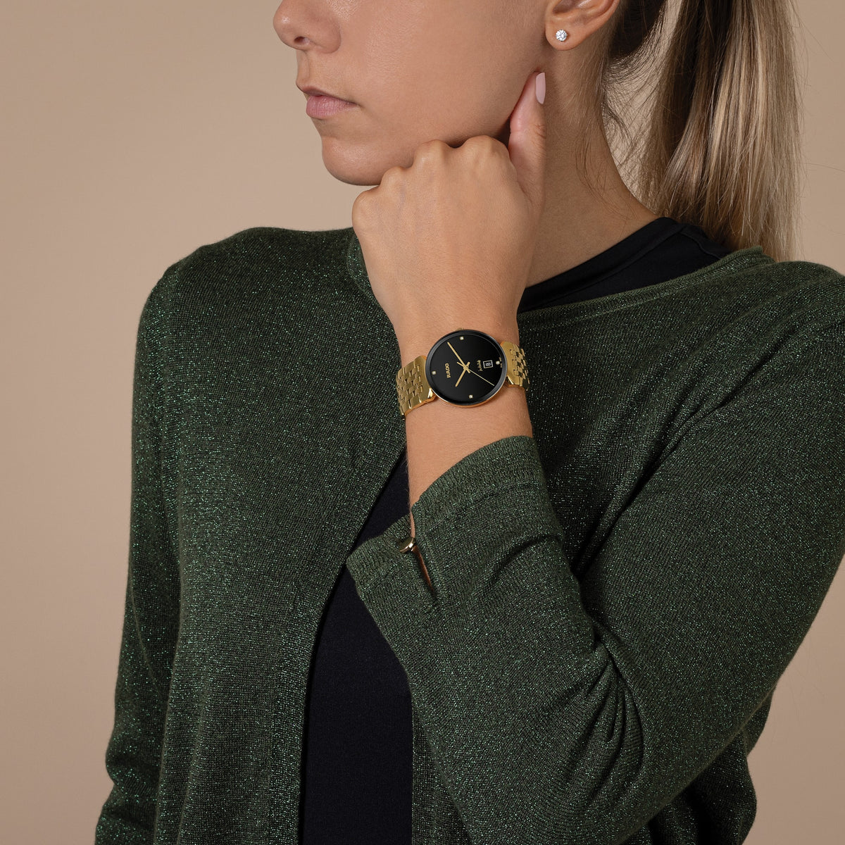 Rado Florence Diamonds R48914703 – shown on the wrist