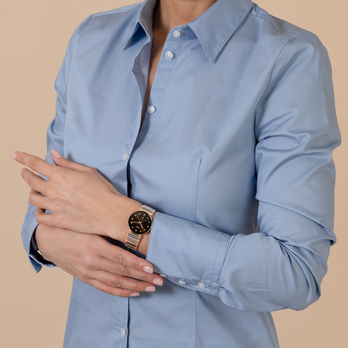 Rado Florence Diamonds R48919713 – shown on the wrist