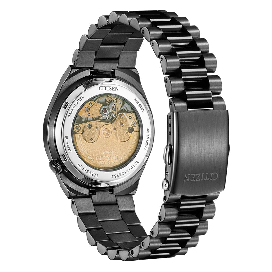 CITIZEN AUTOMATIC GENTS WATCH BLACK DIAL - NJ0155-87E - Kamal Watch Company