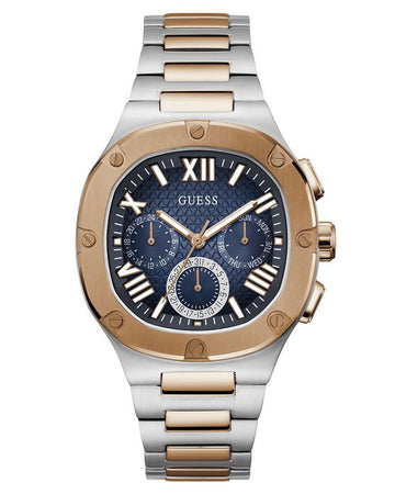 GUESS HEADLINE Men Blue Square Dial Analog Watch - GW0572G4