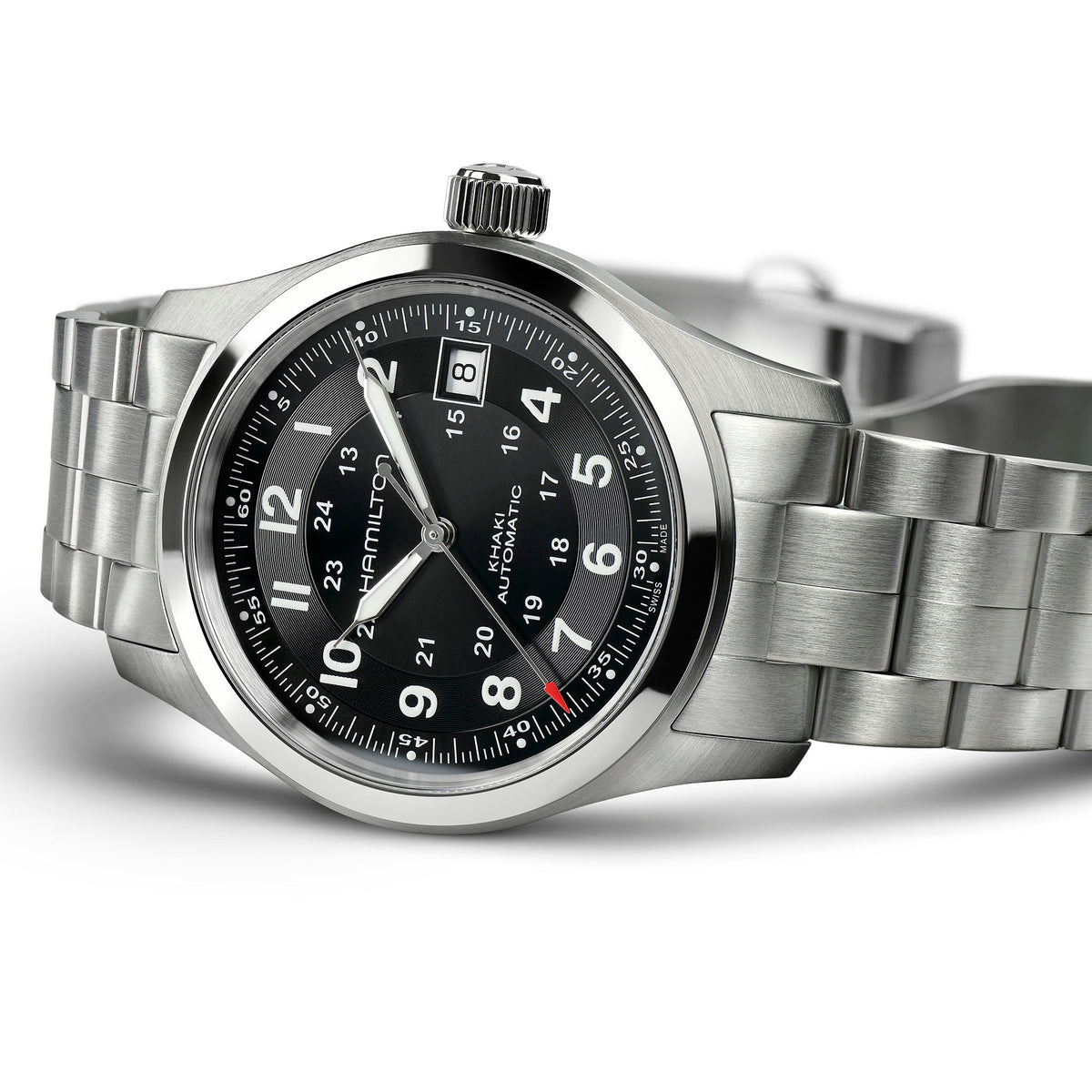 Hamilton Khaki Field H70455133 – angled view