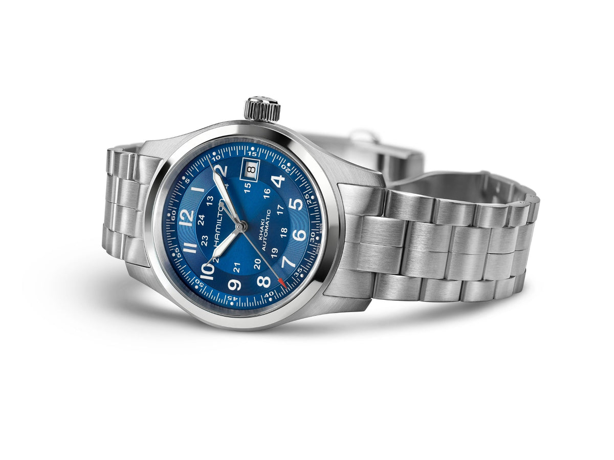 Hamilton Khaki Field H70455140 – angled view 2