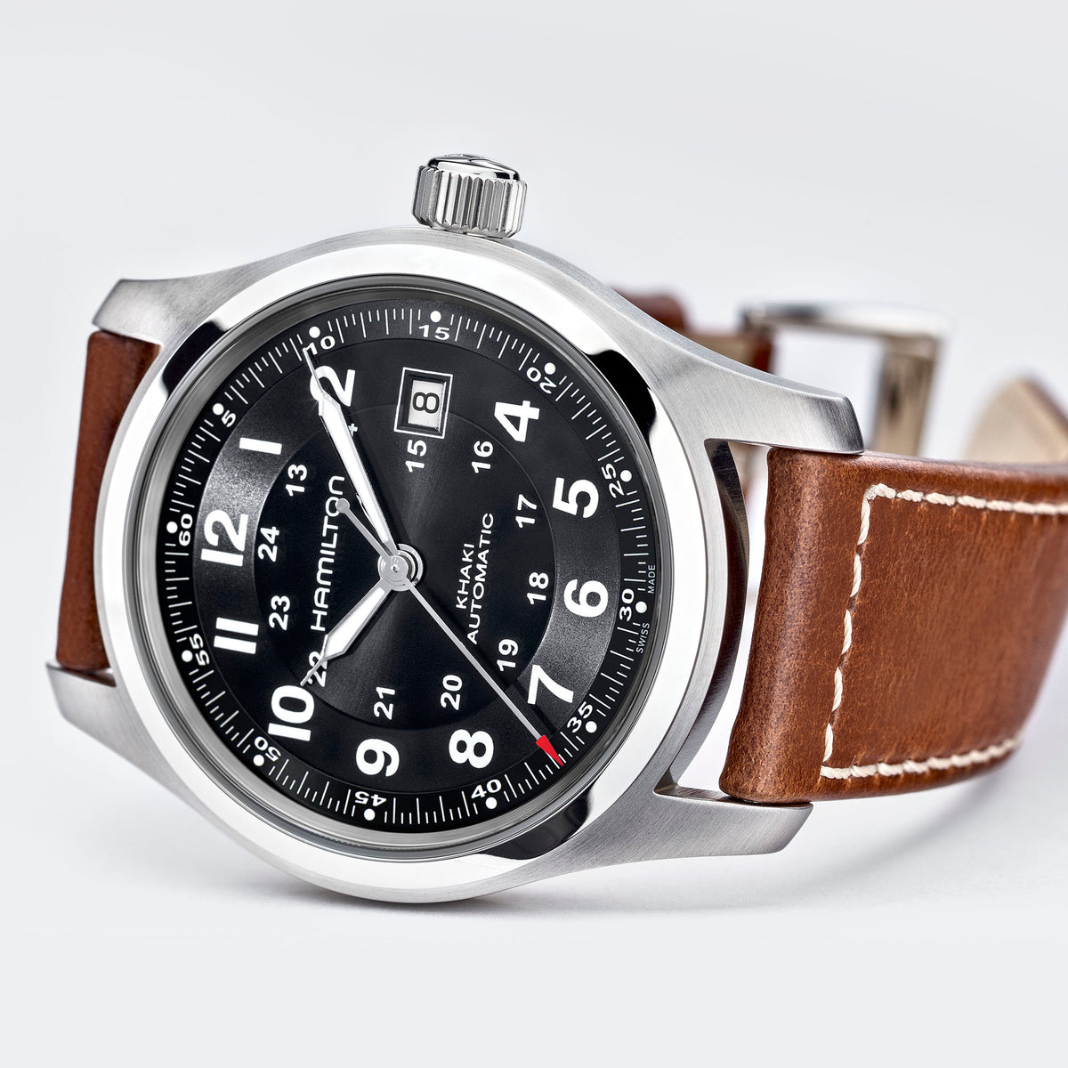 Hamilton Khaki Field H70555533 – angled view