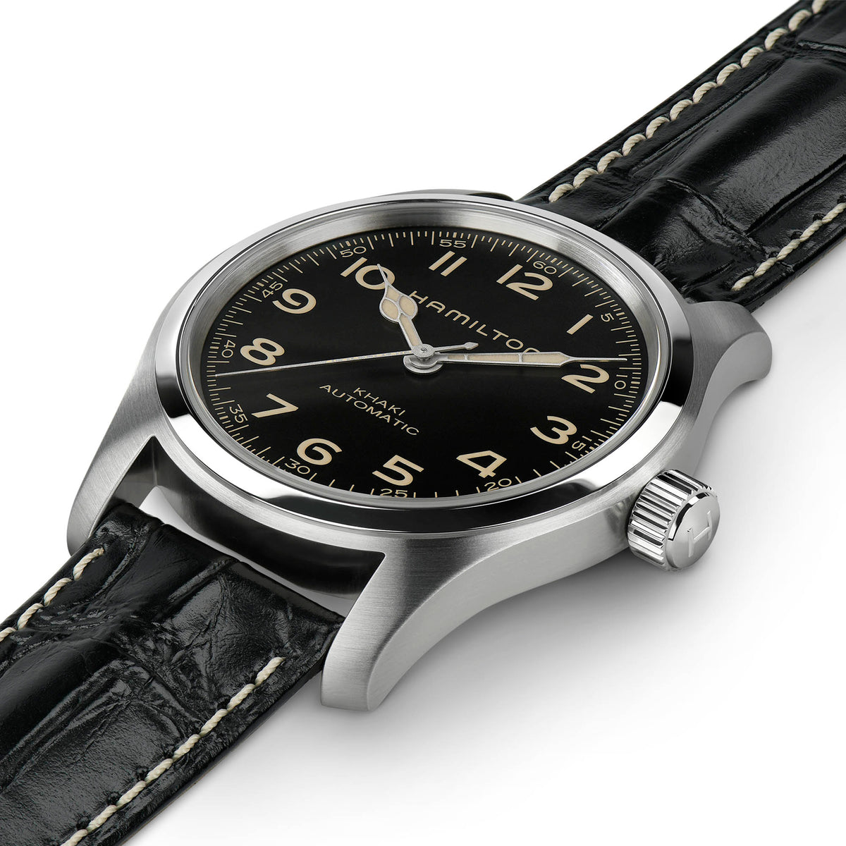Hamilton Khaki Field H70605732 – three-quarter view