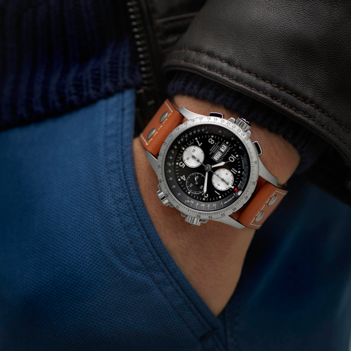 Hamilton Khaki Aviation H77616533 – on the wrist