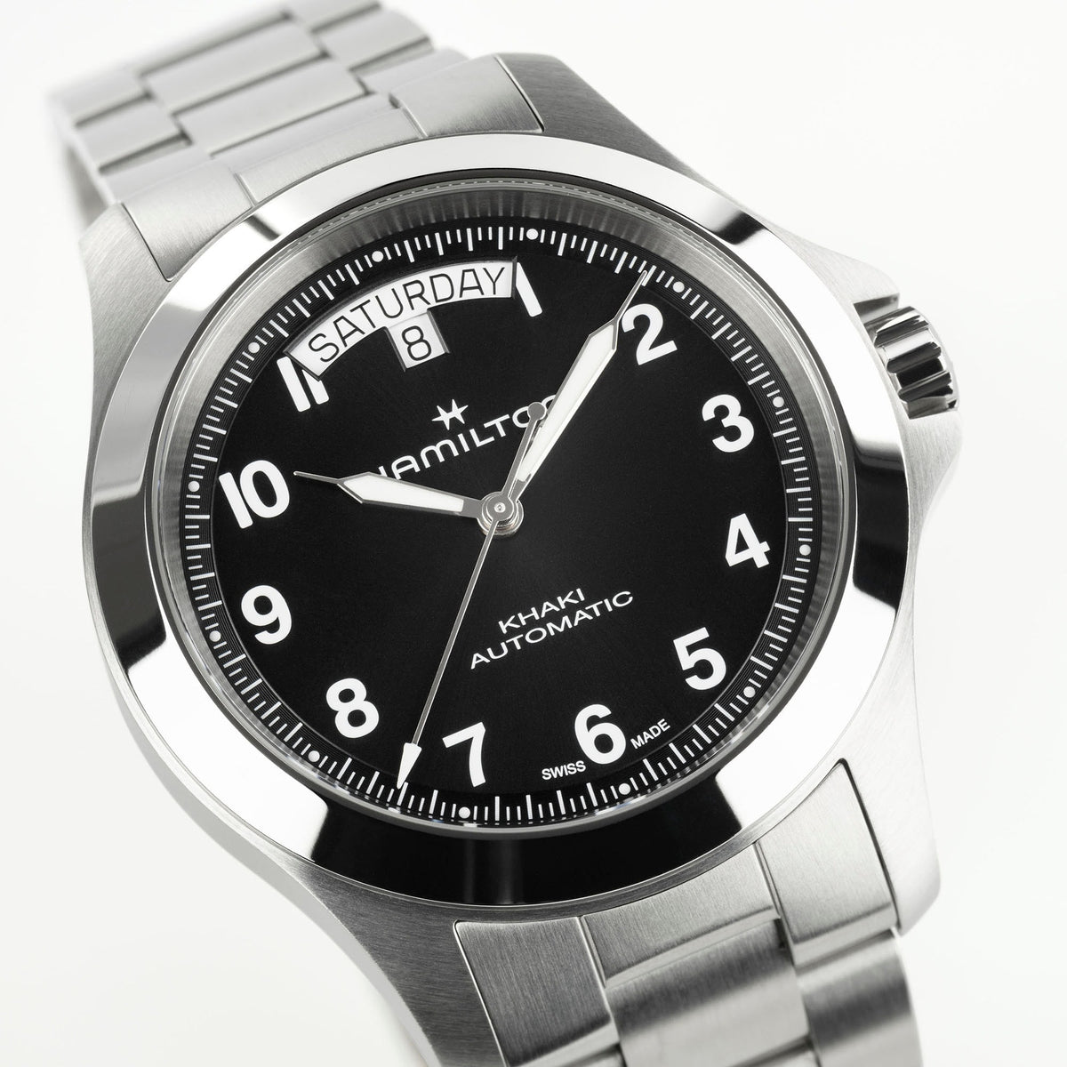 Hamilton Khaki Field H64475131 – dial close-up