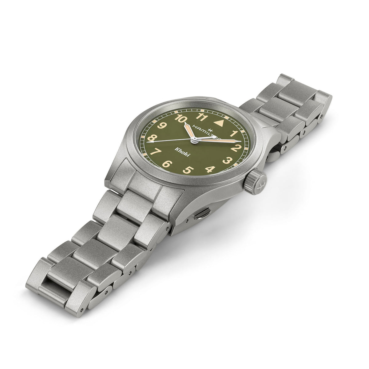 Hamilton Khaki Field H69401160 – three-quarter view