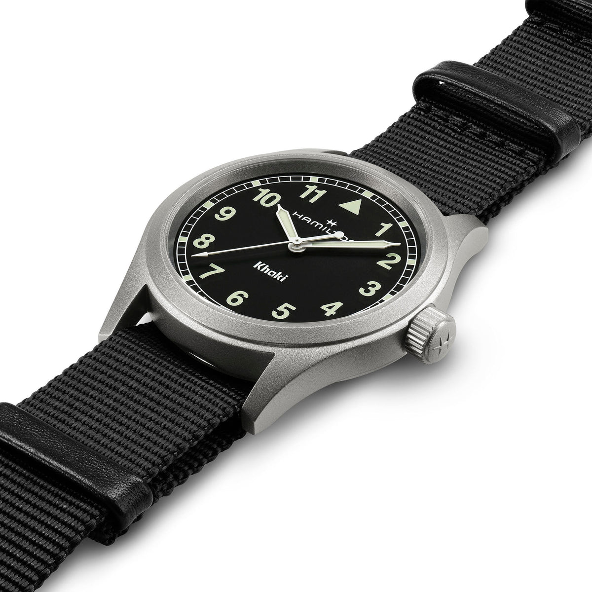 Hamilton Khaki Field H69401430 – three-quarter view