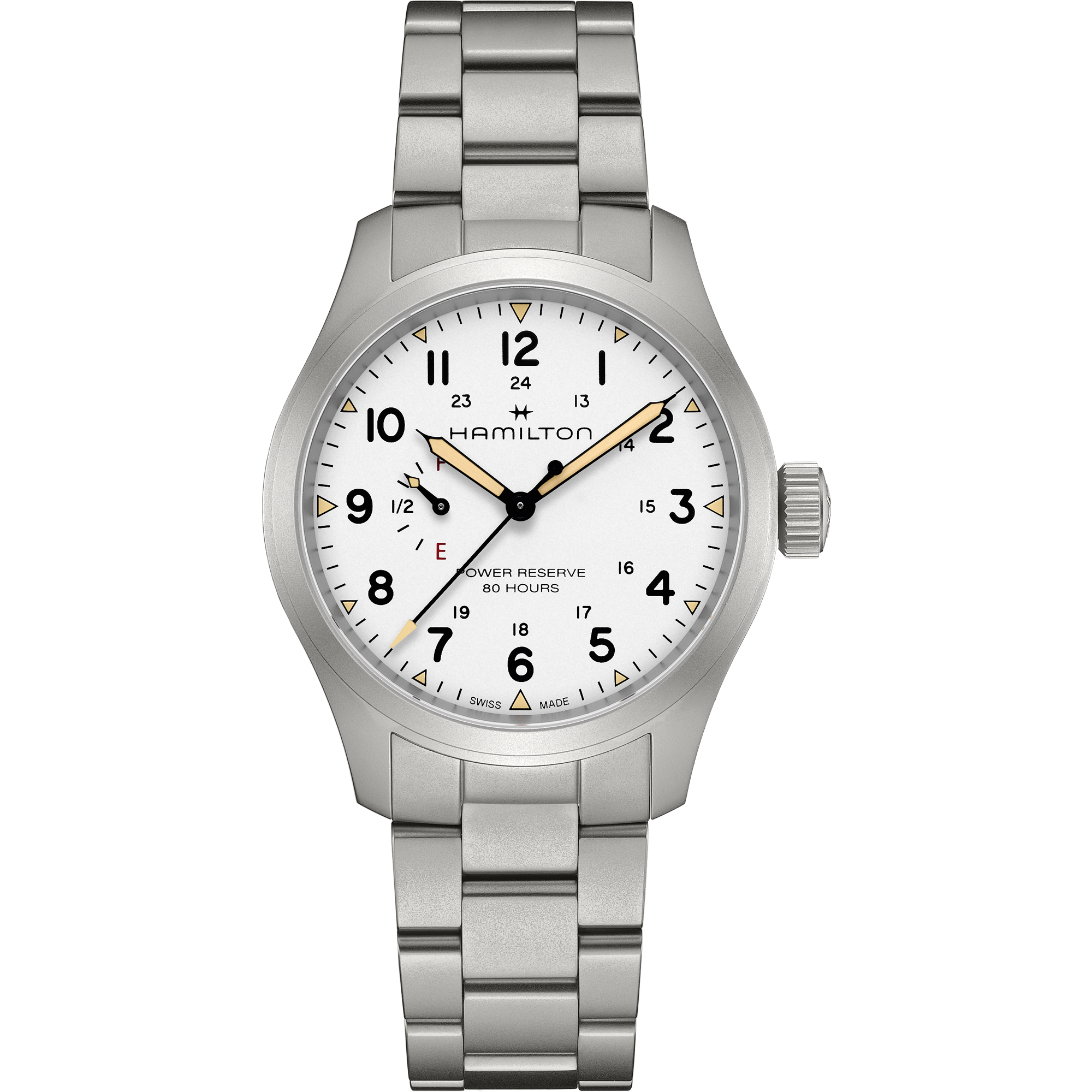 Hamilton Khaki Field Mechanical Power Reserve H69509110 Unisex Watch