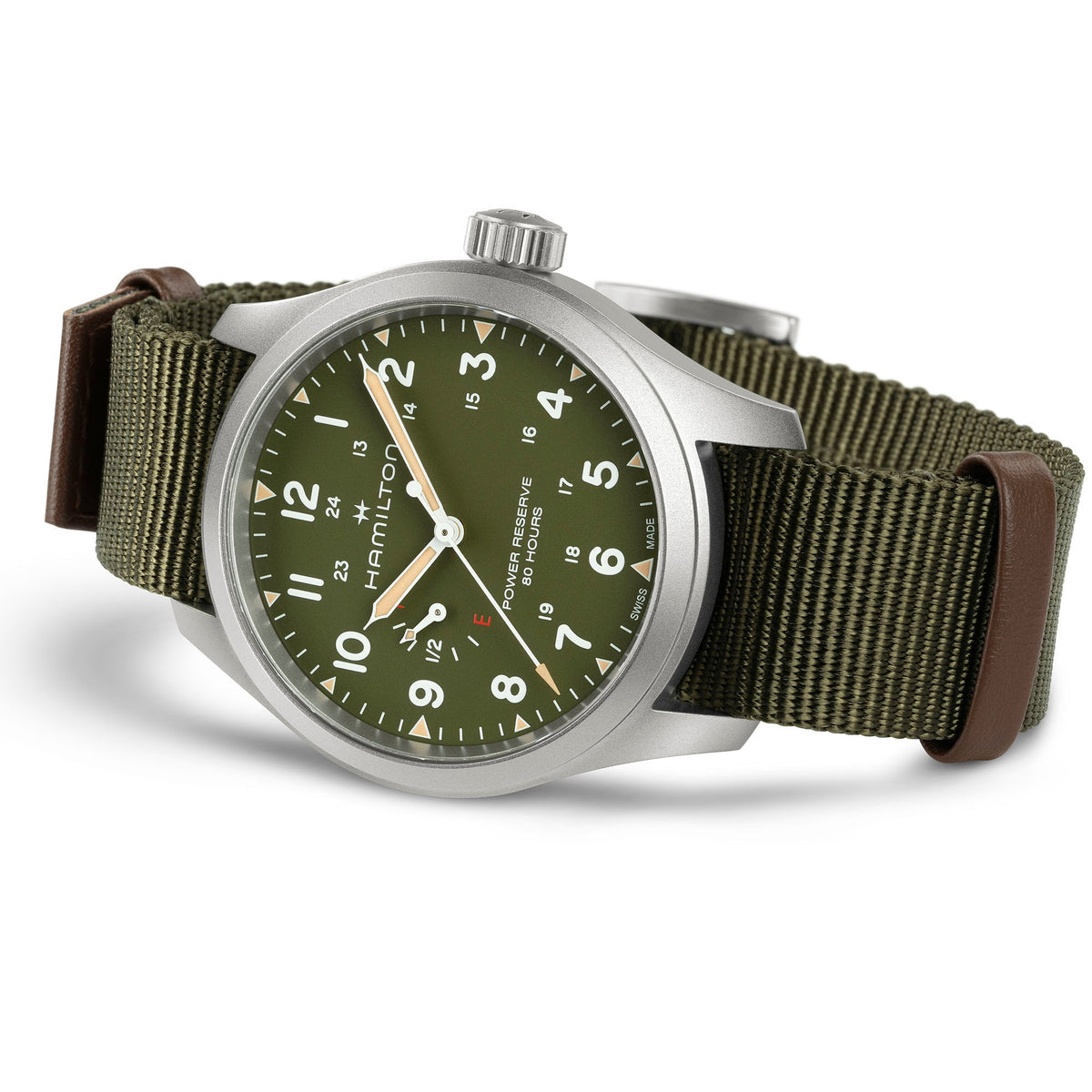 Hamilton Khaki Field H69509960 – angled view