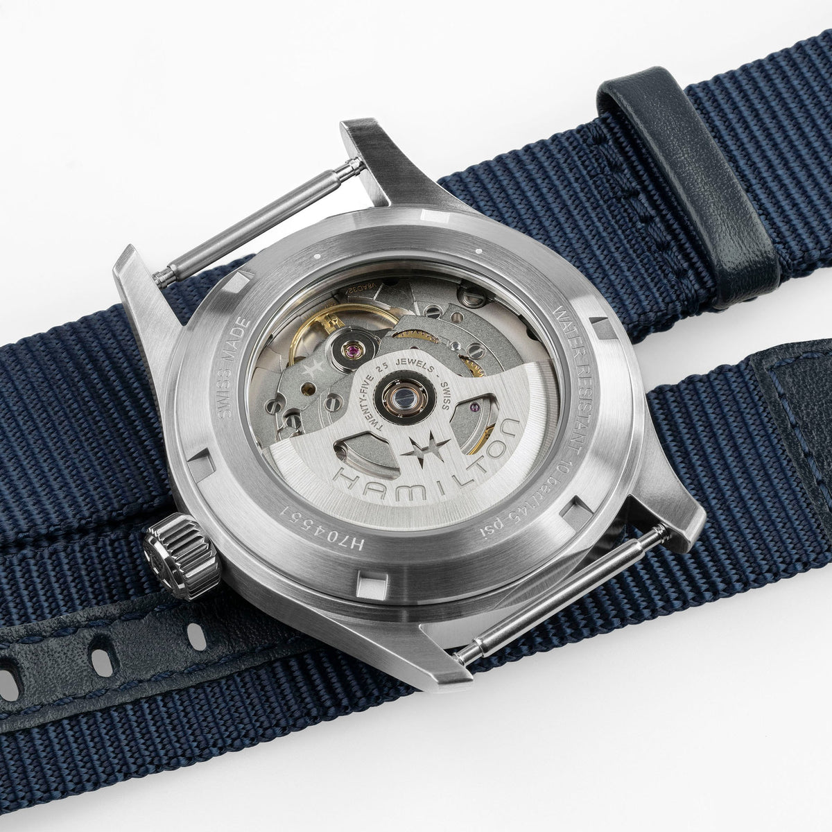 Hamilton Khaki Field H70455940 – case back