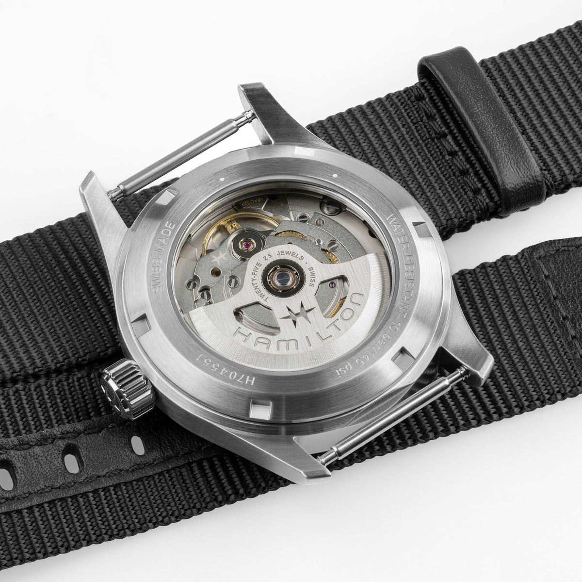 Hamilton Khaki Field H70455960 – case back