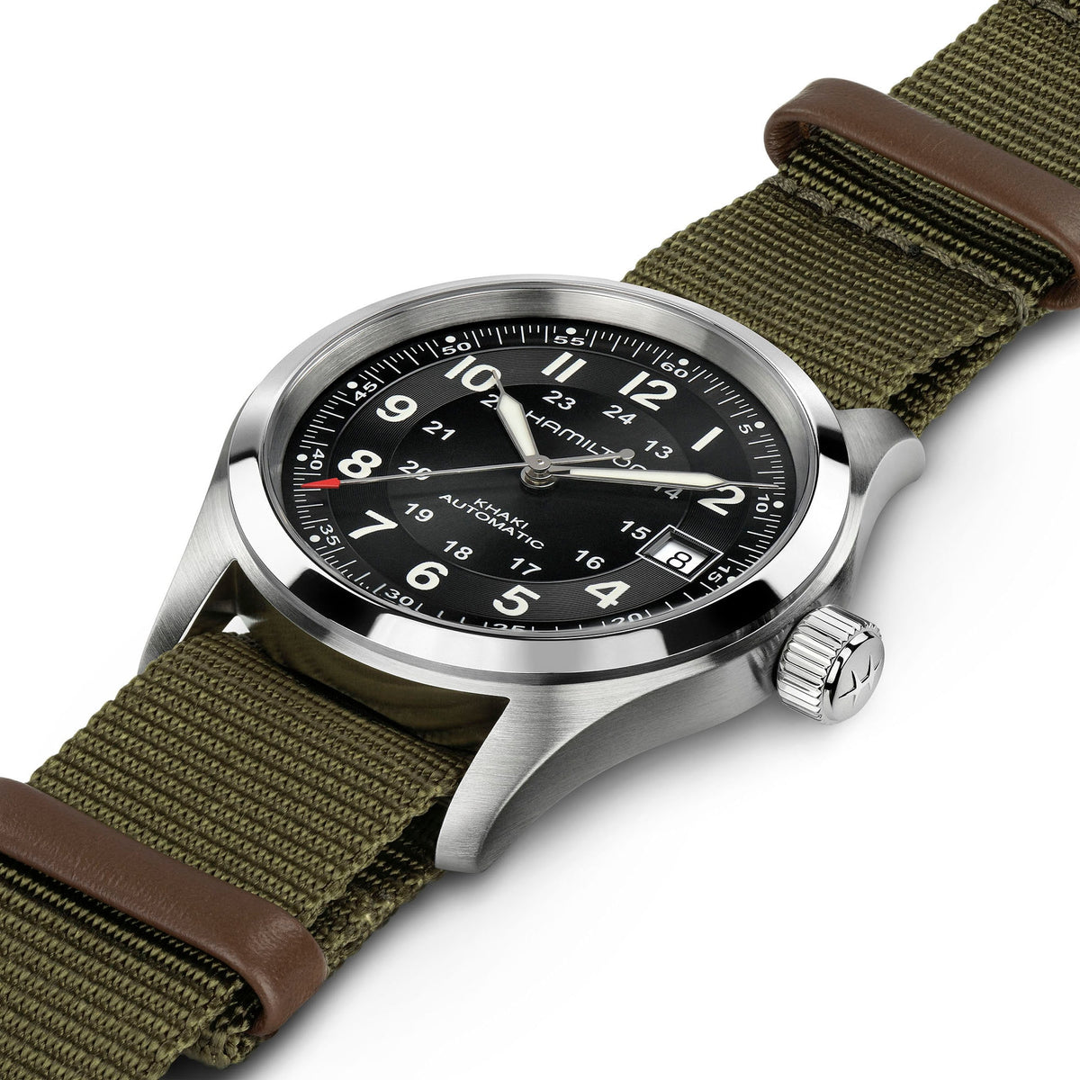 Hamilton Khaki Field H70475930 – three-quarter view