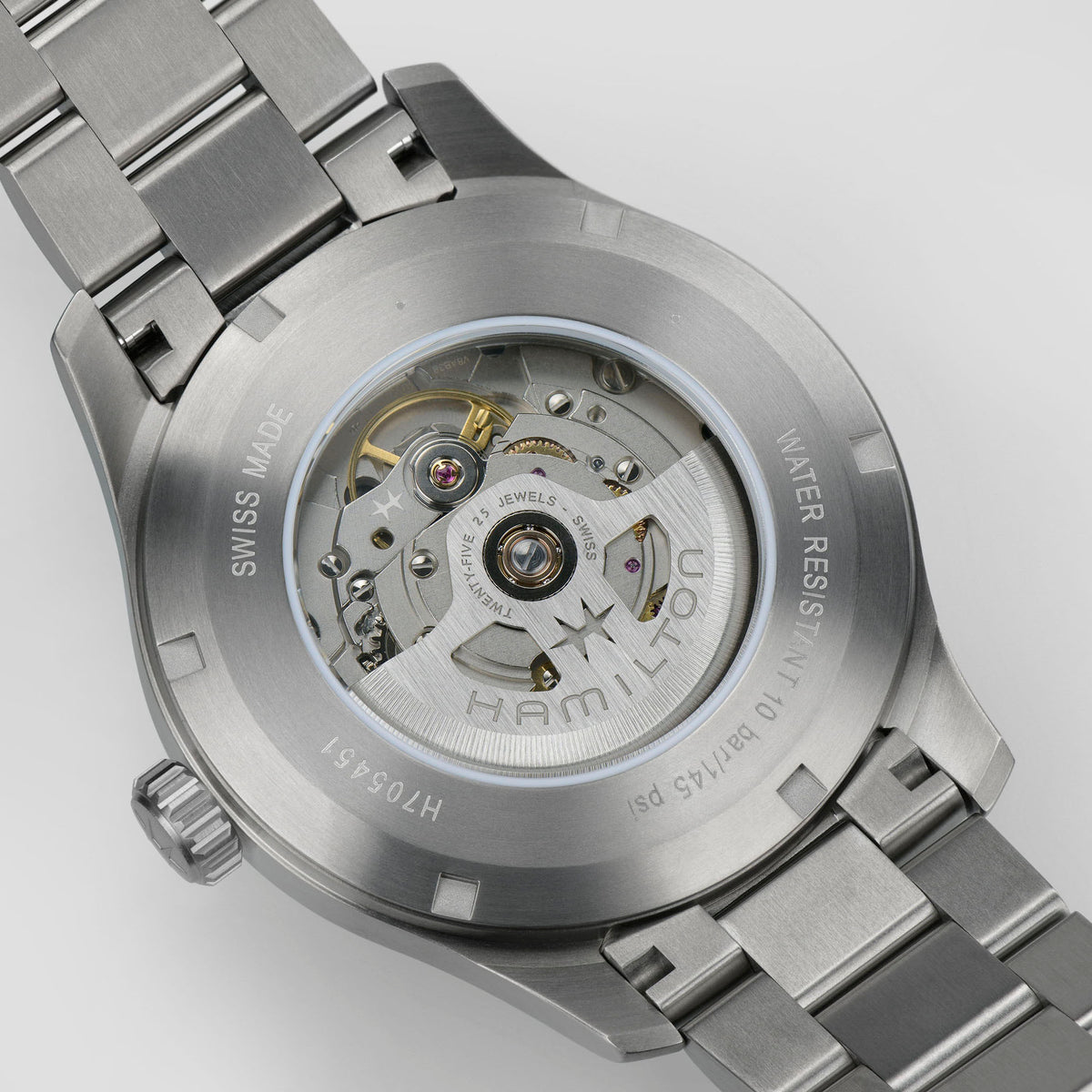 Hamilton Khaki Field H70545140 – case back