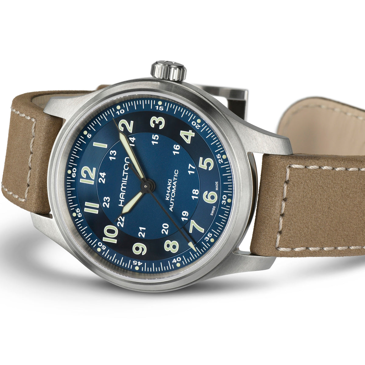 Hamilton Khaki Field H70545540 – angled view