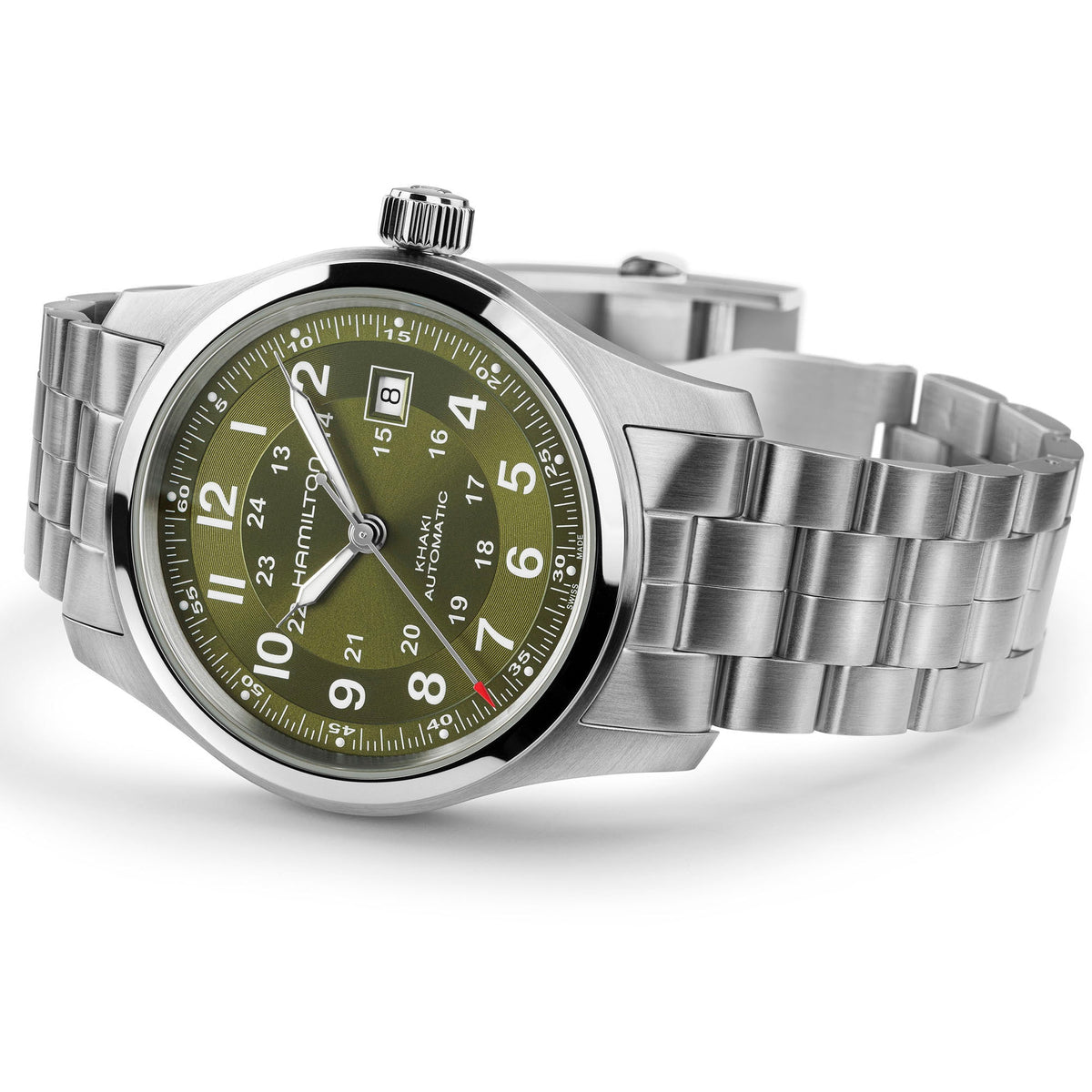Hamilton Khaki Field H70605160 – angled view