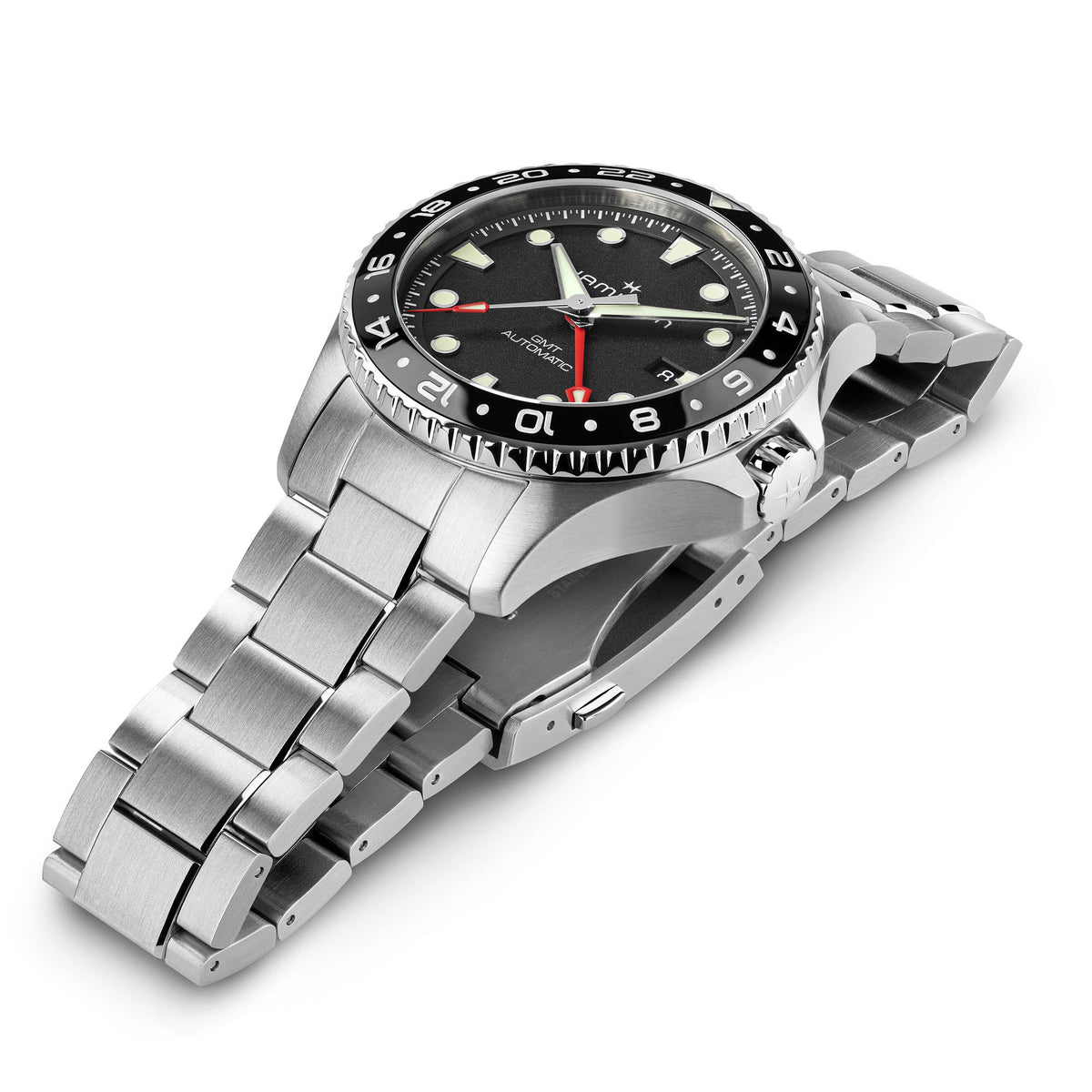 Hamilton Khaki Navy H82555130 – angled view