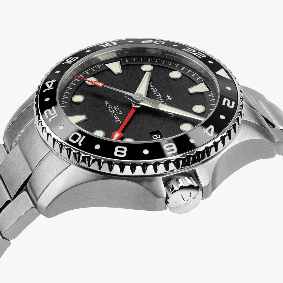 Hamilton Khaki Navy H82555130 – three-quarter view