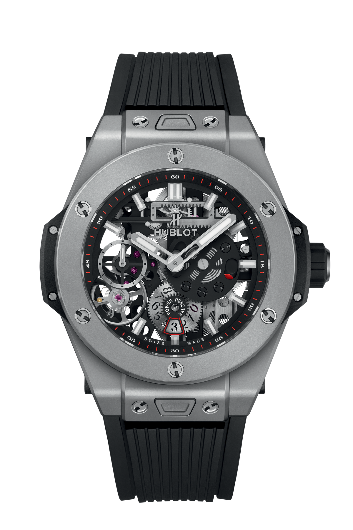 Hublot Big Bang MECA-10 Titanium 45 mm 414.NI.1123.RX – front view
