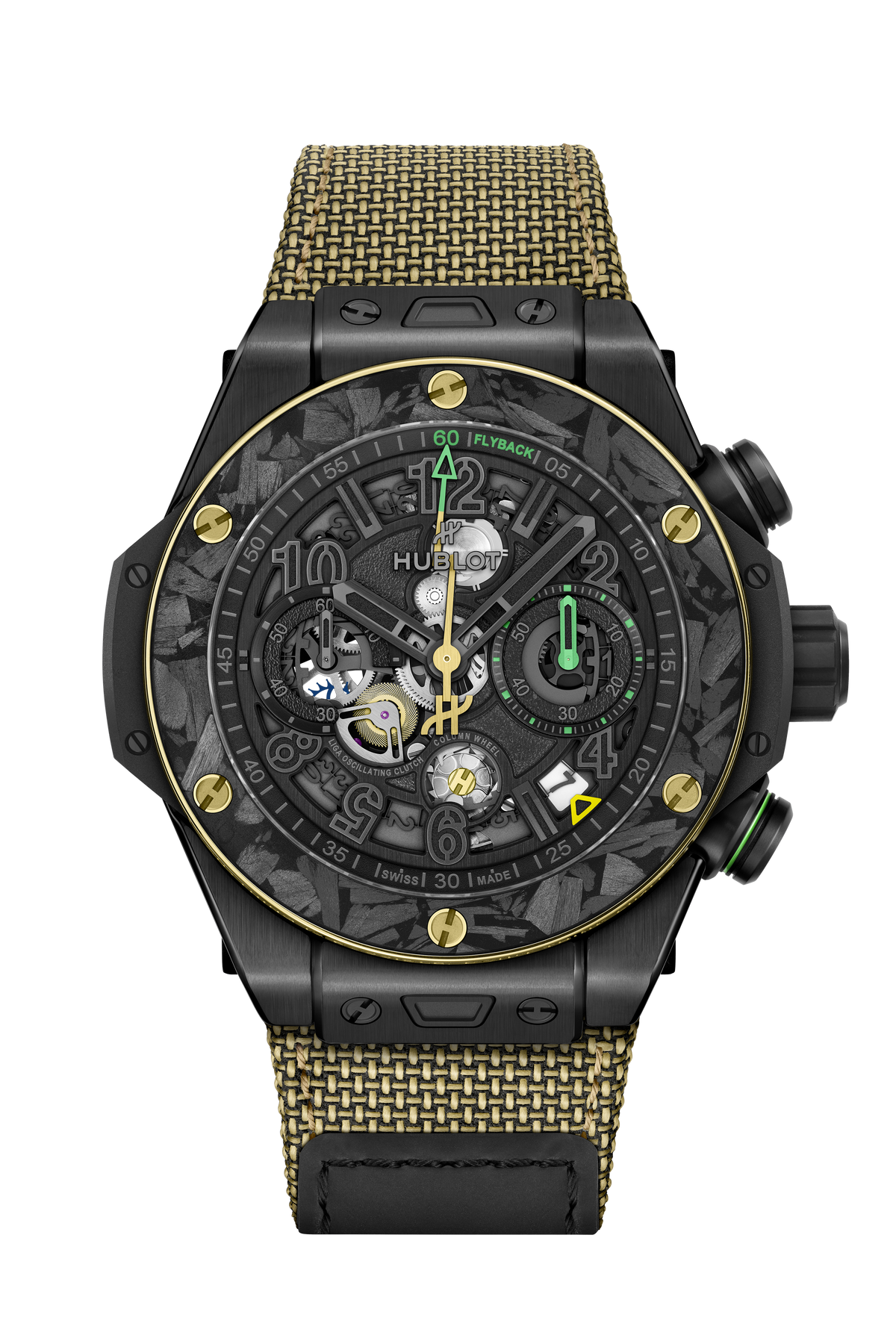 Hublot Big Bang Reloaded Usain Bolt Ceramic Carbon 44 mm 421.CQ.1140.NR.USB26 – front view