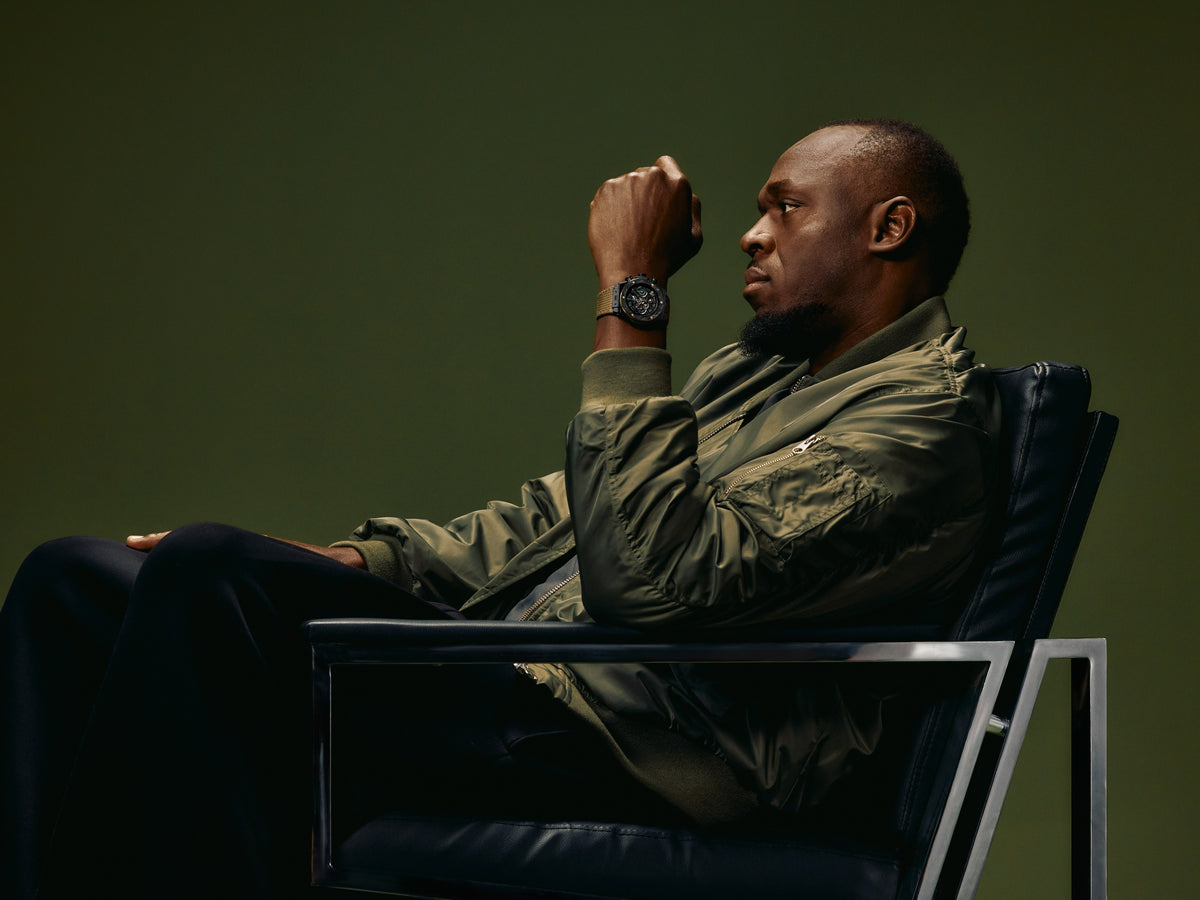 Hublot Big Bang Reloaded Usain Bolt Ceramic Carbon 44 mm Limited Edition 421.CQ.1140.NR.USB26 – worn by Usain Bolt