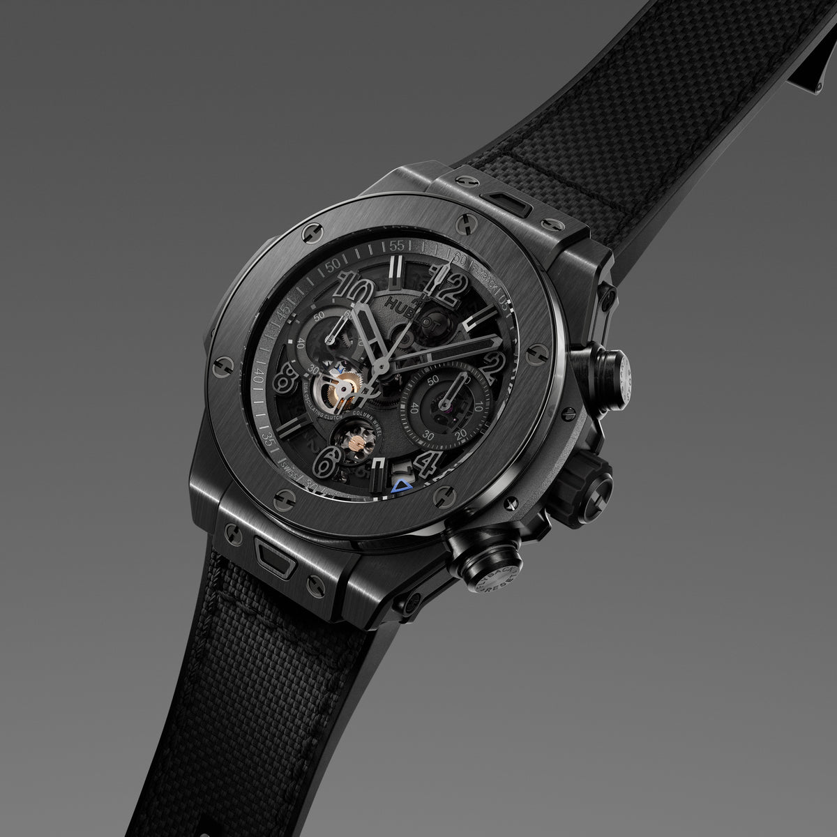 Hublot Big Bang Reloaded All Black 44 mm 421.CX.1140.NR.RLD – three-quarter view