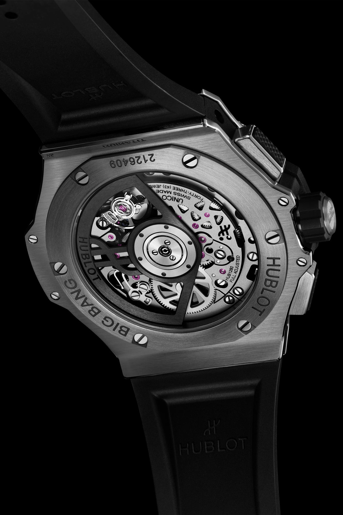 Hublot Big Bang Original Unico Titanium 43 mm 431.NX.1370.RX – case back