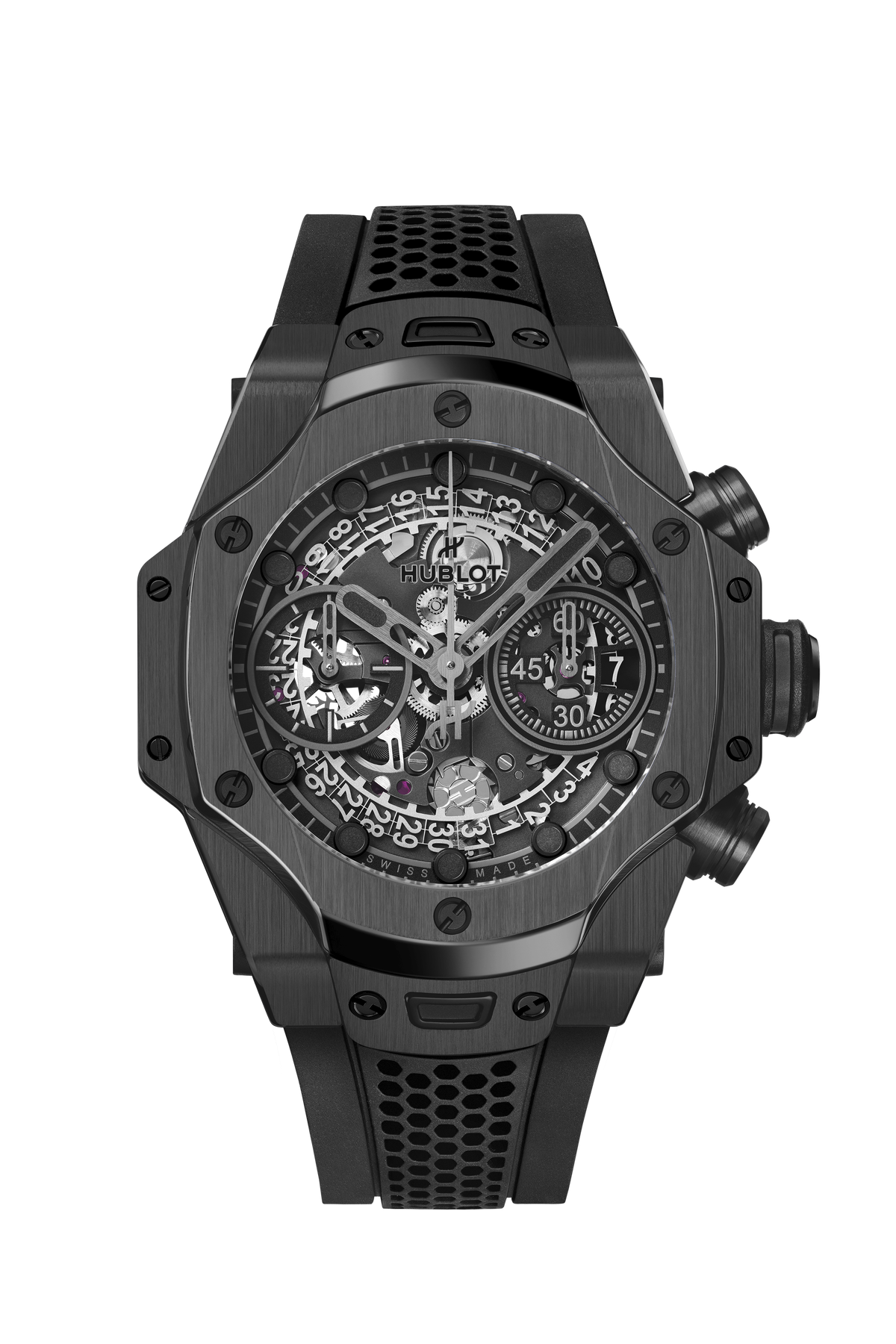 Hublot Big Bang Unico SR_A by Samuel Ross All Black 42 mm 441.CX.1140.RX.SRA26 Limited Edition – front view