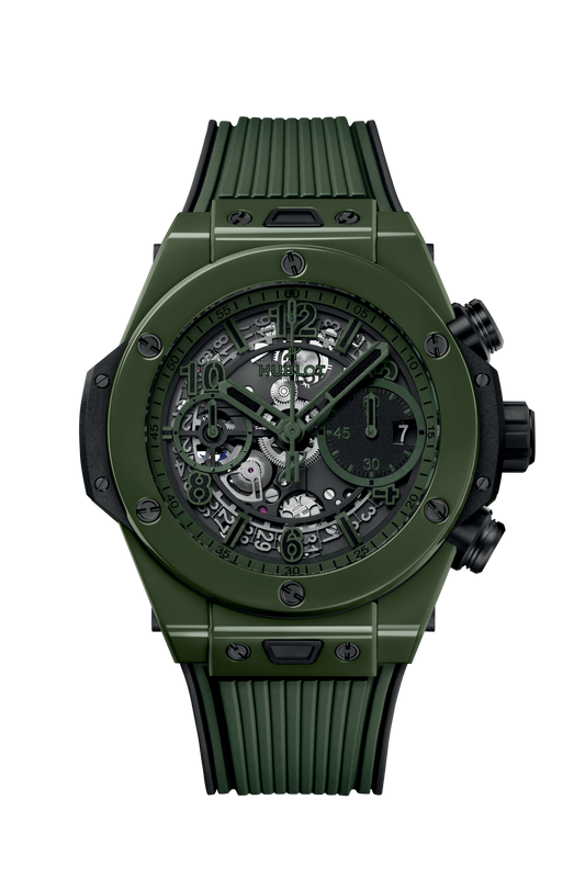 Hublot Big Bang Unico Dark Green Ceramic 42 mm 441.GX.5210.RX – front view