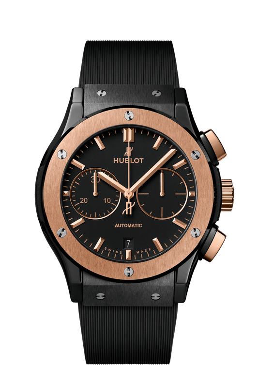 Hublot Classic Fusion Chronograph Ceramic King Gold 45 mm 521.CO.1181.RX – front view