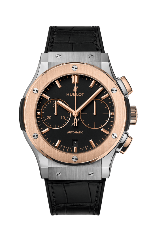 Hublot Classic Fusion Chronograph Titanium King Gold 45 mm 521.NO.1181.LR – front view