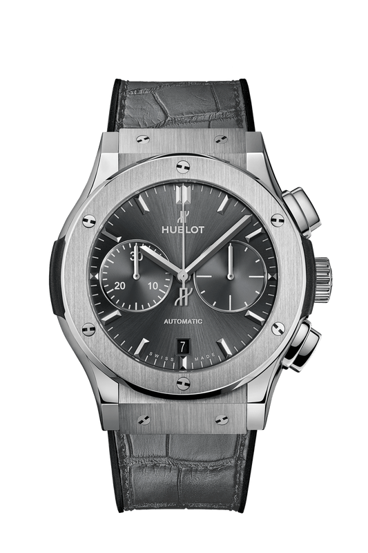 Hublot Classic Fusion Racing Grey Chronograph Titanium 45 mm 521.NX.7071.LR – front view