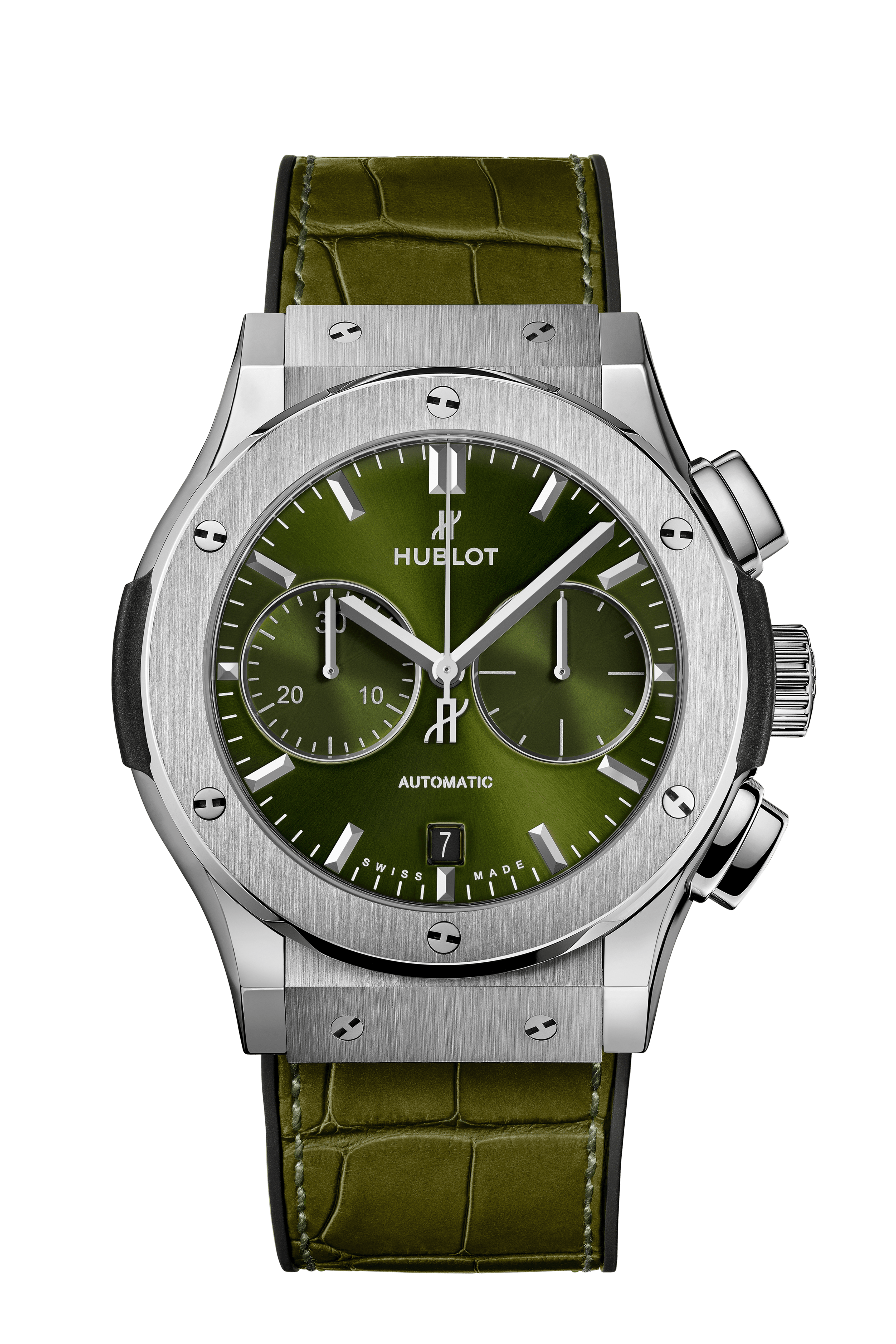Hublot Classic Fusion Chronograph Titanium Green 45 mm 521.NX.8970.LR
