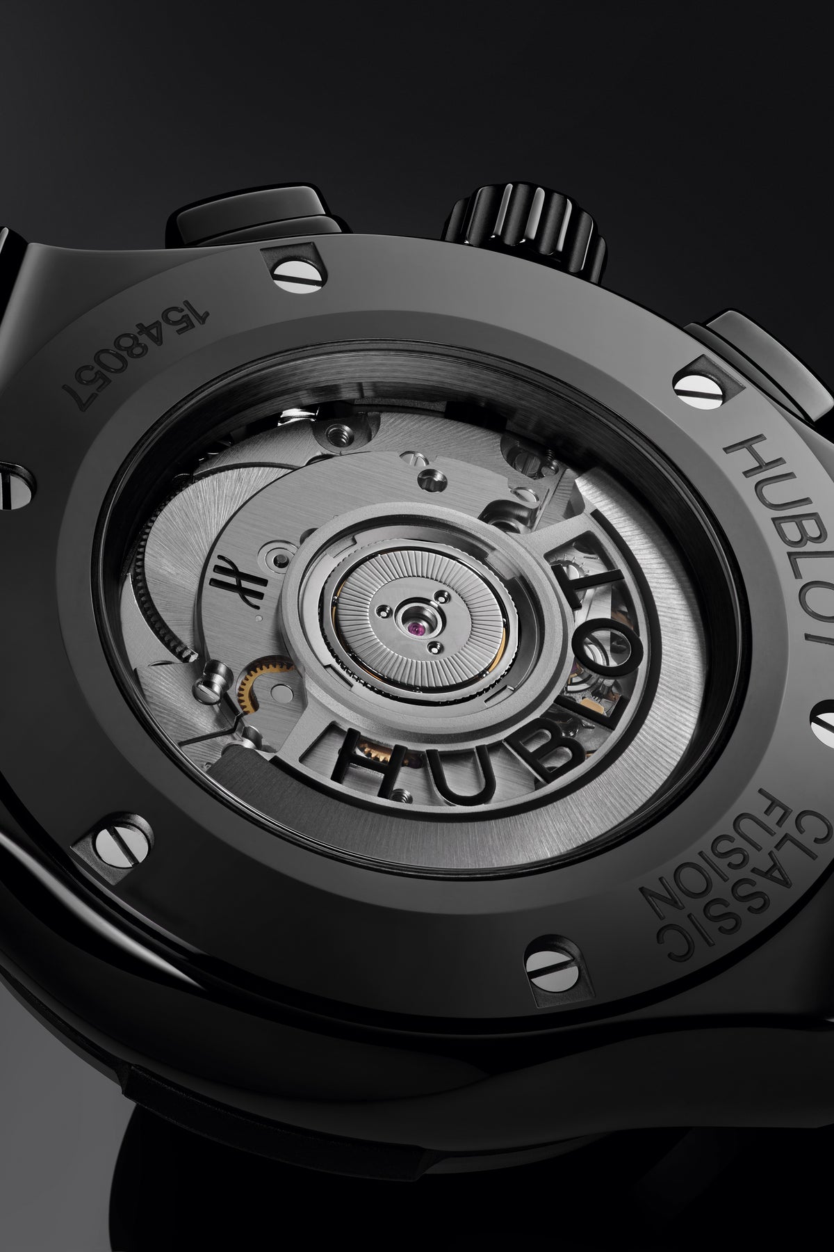 Hublot Classic Fusion Aerofusion Black Magic 45 mm 525.CM.0170.RX – back view