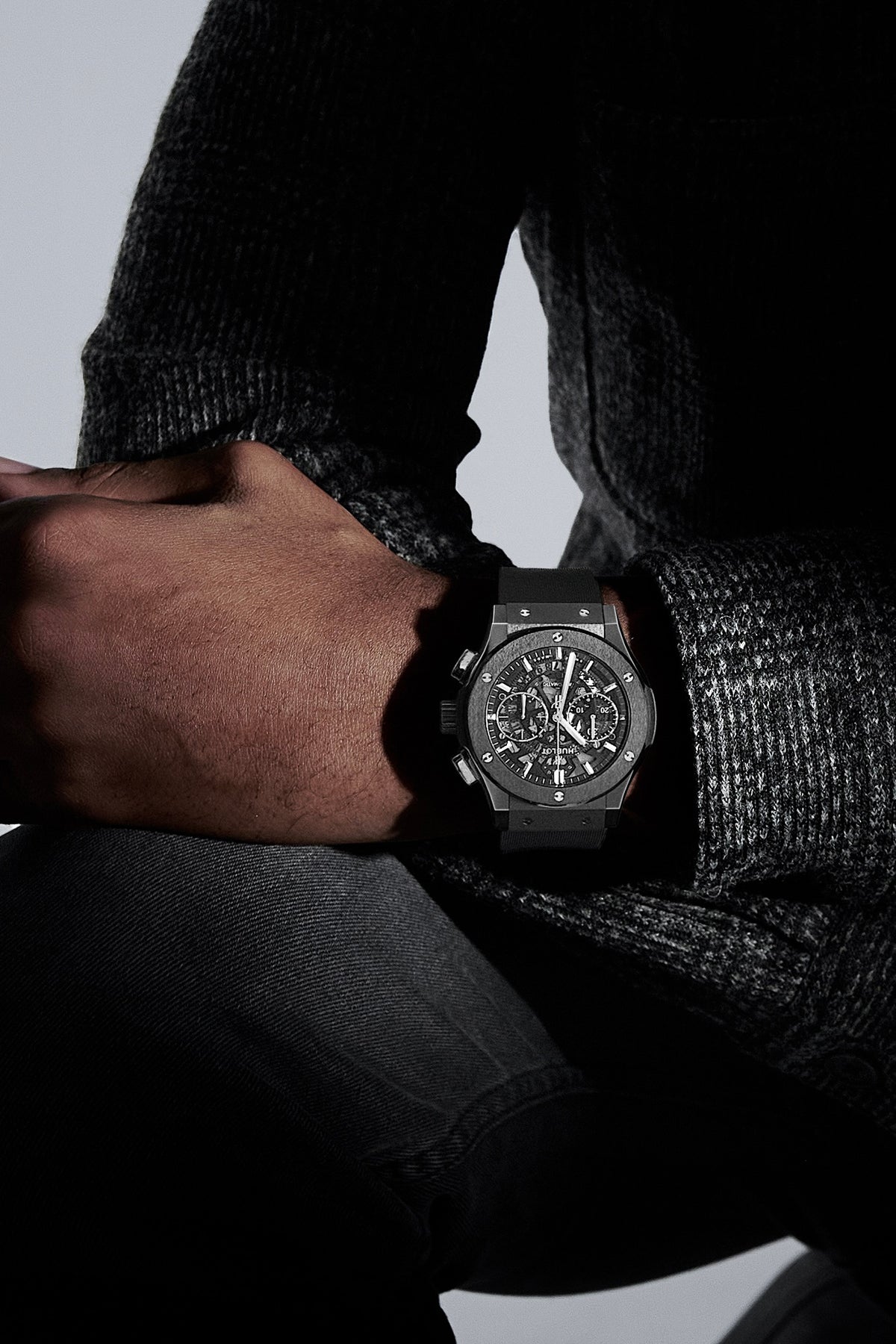 Hublot Classic Fusion Aerofusion Black Magic 45 mm 525.CM.0170.RX – on the wrist