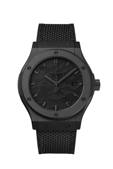 Hublot Classic Fusion Yohji Yamamoto All Black Camo 42 mm 542.CI.6670.NR.YOY – front view