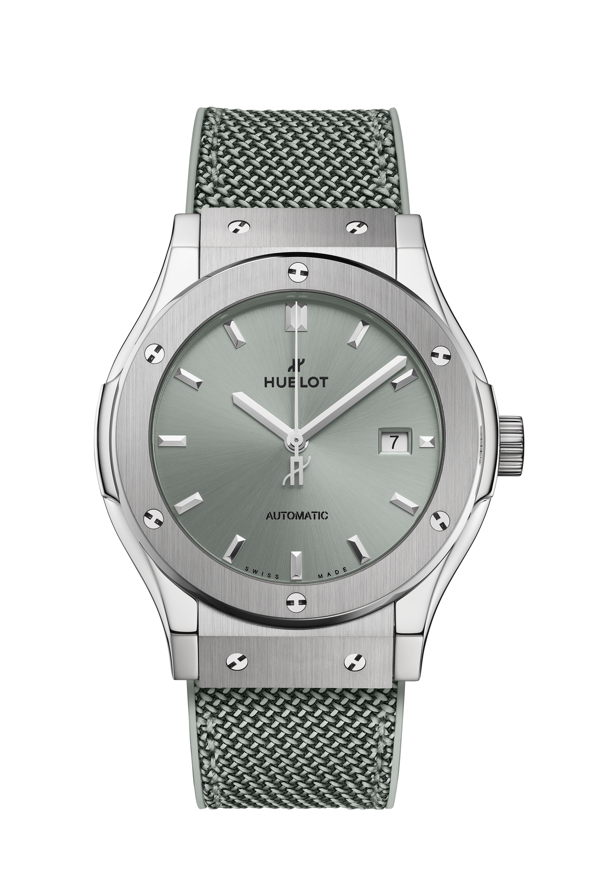Hublot Classic Fusion Titanium Sage Green 42 mm 542.NX.891G.NR – front view
