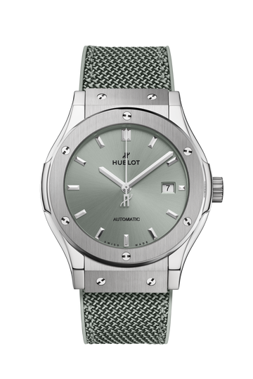Hublot Classic Fusion Titanium Sage Green 42 mm 542.NX.891G.NR – front view