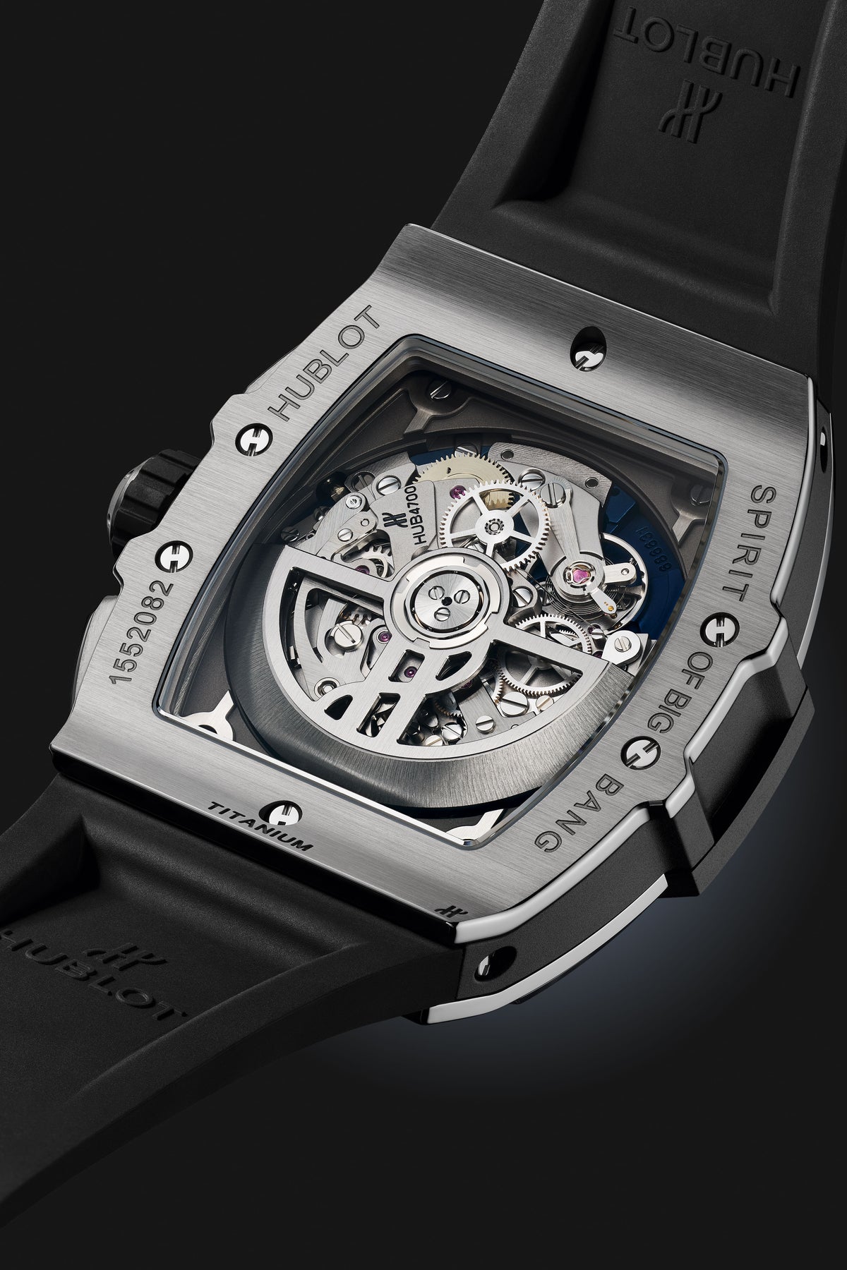 Hublot Spirit of Big Bang Titanium Blue Ceramic 42 mm 642.NL.7170.RX – back view