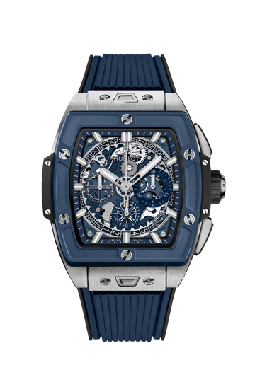 Hublot Spirit of Big Bang Titanium Blue Ceramic 42 mm 642.NL.7170.RX – front view