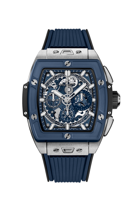 Hublot Spirit of Big Bang Titanium Blue Ceramic 42 mm 642.NL.7170.RX – front view