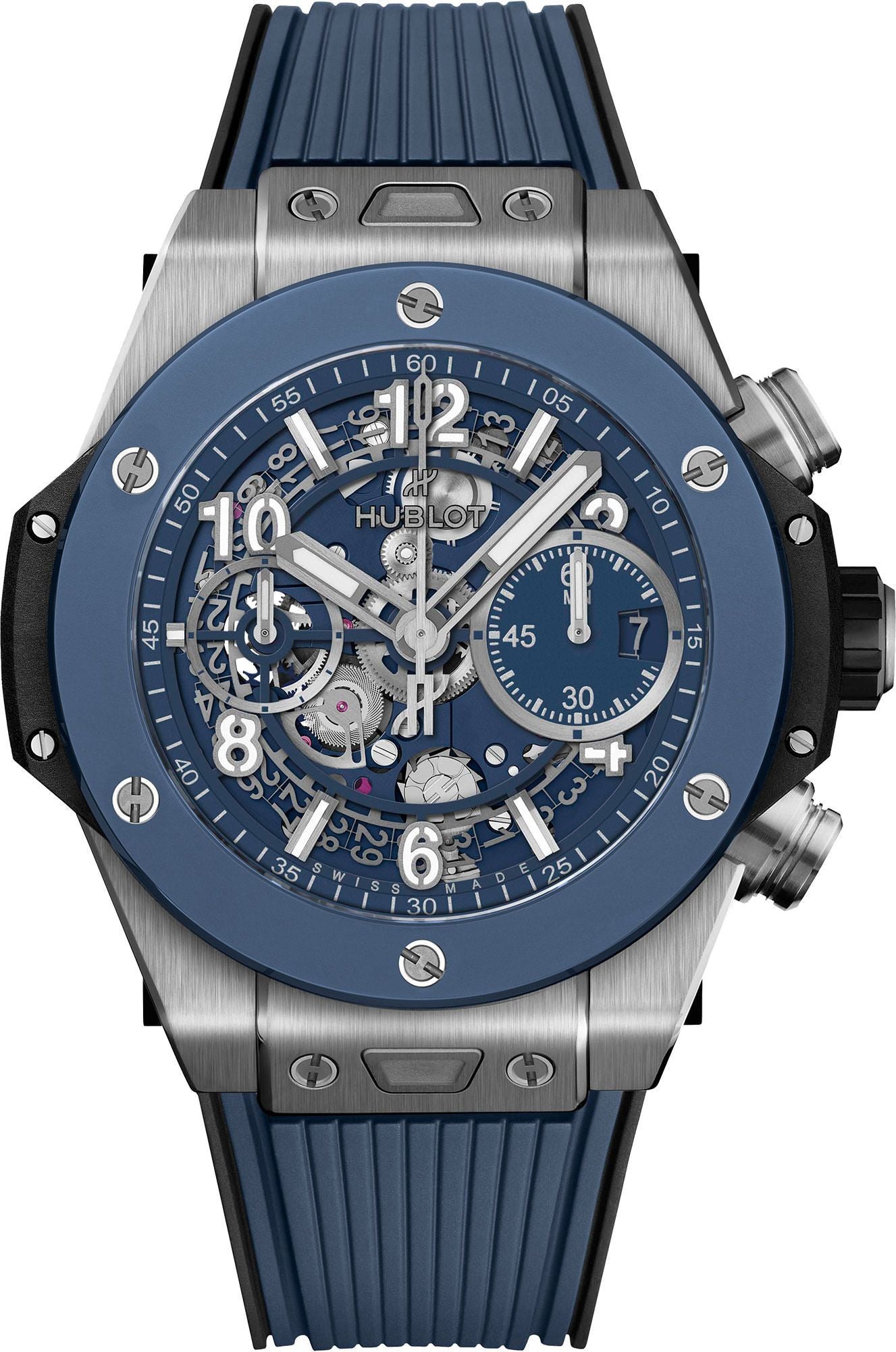 HUBLOT Big Bang Unico Titanium Blue Ceramic 441.NL.5171.RX - Kamal Watch Company