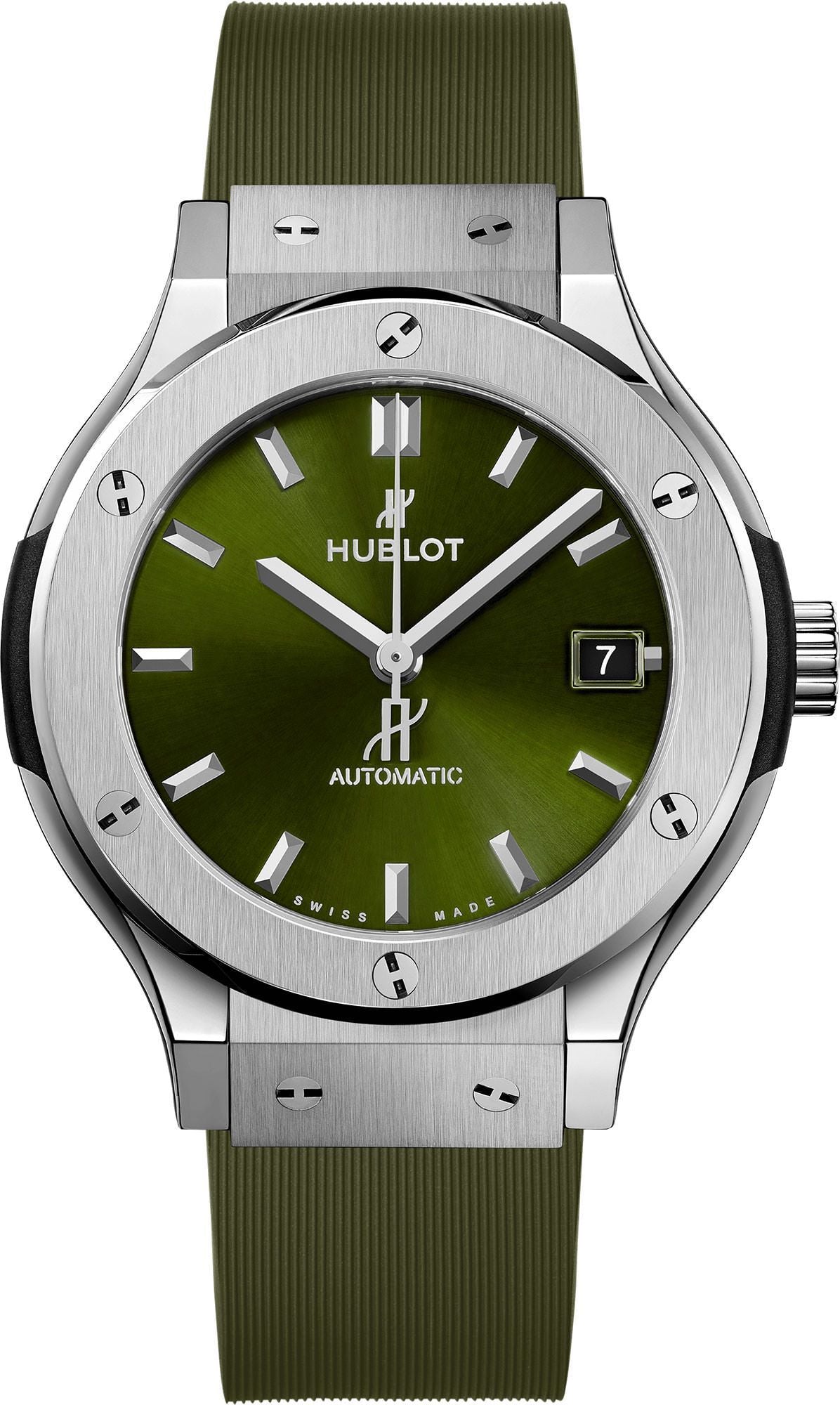 HUBLOT Classic Fusion Titanium Green 565.NX.8970.RX - Kamal Watch Company