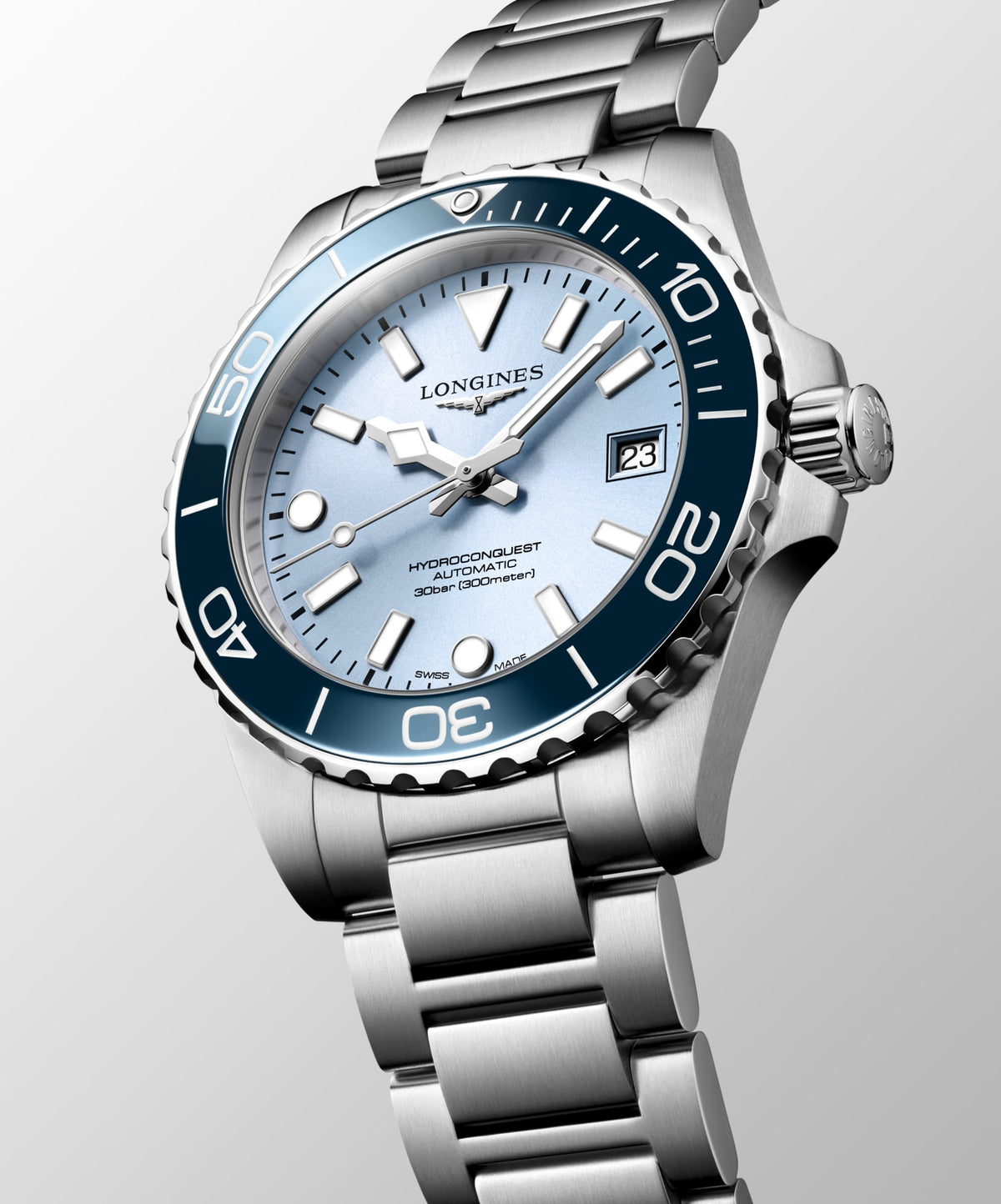Longines HydroConquest Exclusive Edition 39mm L3.779.4.98.6 Unisex Watch - dial view
