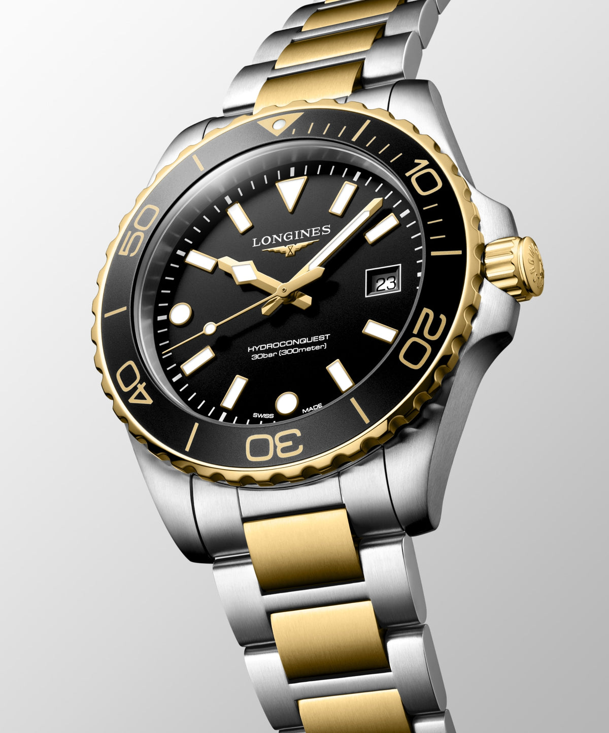 Longines HydroConquest 42mm L3.769.3.56.7 Watch for Men - dial view